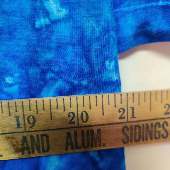 Wizard Of Oz Shirt Mens Large Blue Tie dye Theres No Place Like Curves Movie - Picture 10 of 10